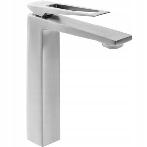 Bateria Umywalkowa Parker Nikiel Szczotkowany Rea
