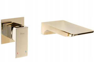 Bateria Umywalkowa Podtynkowa Mason Gold