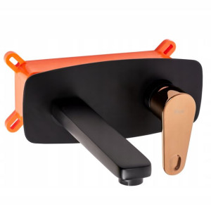 Bateria Umywalkowa Podtynkowa Mild Black Rose Gold
