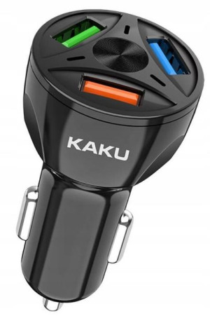 Szybka Ładowarka Samochodowa Qc 3.0 20w 3xusb