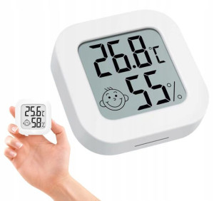 Mini Higrometr Termometr Elektroniczny Wilgotność