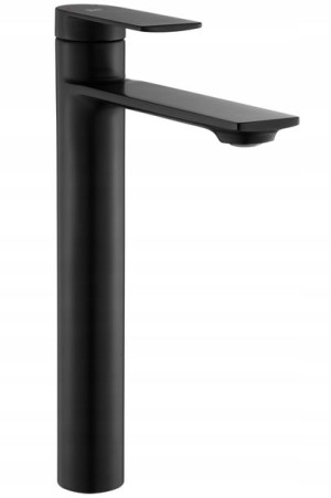 Bateria umywalkowa STORM Wysoka Black Czarna - REA
