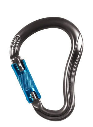 Karabinek Harpy HMS Triple - anthracite/blue