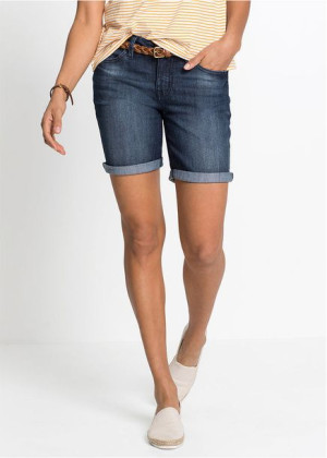 Bonprix Elastyczne Krótkie Spodenki Bermudy Jeansy Stretch 50-52 907542