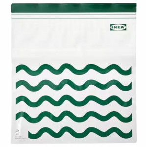 IKEA ISTAD torebki do żywności 2.5L zielone
