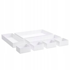IKEA MALAREN pudełka do szuflad organizacyjne 7szt