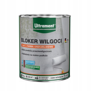 Ultrament Bloker Wilgoci farba przeciw wilgoci 1kg