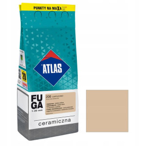 Atlas Fuga Ceramiczna 1-20mm 206 Cappuccino 2kg
