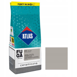 Atlas Fuga Ceramiczna 1-20mm 203 Stalowa 2kg