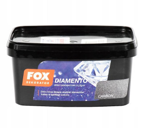 Atlas Fox Farba Dekoracyjna Diamento Carbon 1l