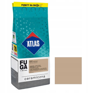 Atlas Fuga Ceramiczna 1-20mm 020 Beżowa 2kg