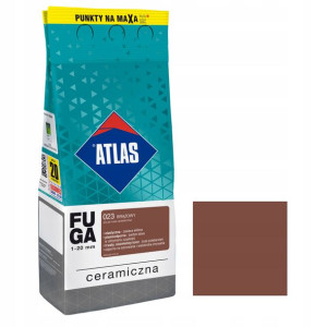 Atlas Fuga Ceramiczna 1-20mm 023 Brązowa 2kg