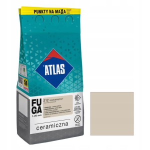 Atlas Fuga Ceramiczna 1-20mm 212 Szarobrązowa 5kg