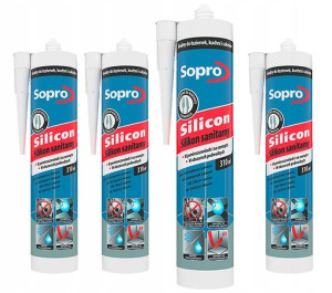 Sopro Silikon Trwale Elastyczny 310 Ml 4 Kolory