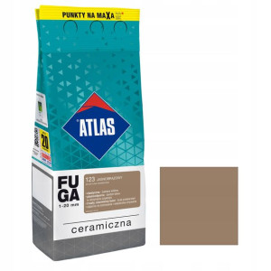 Atlas Fuga Ceramiczna 1-20mm 123 Jasnobrązowa 2kg