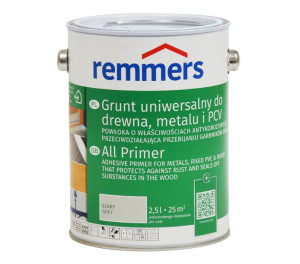 Remmers Grunt Do Drewna, Metalu, Pcv Szary 2,5l