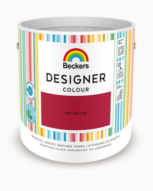 Farba Lateksowa Beckers Designer Red Deluxe 2,5 L