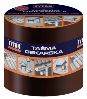 Tytan Taśma Dekarska Brąz 15cmx10m
