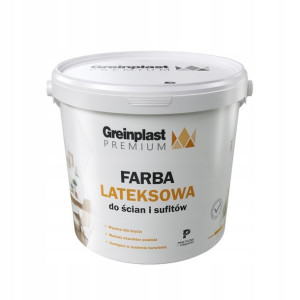 Greinplast Farba Lateksowa Premium Biała 10l