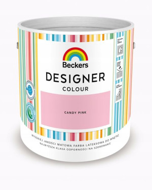 Farba Lateksowa Beckers Designer Cand.pink 2,5 L