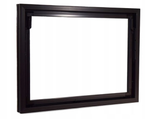 Aco Okno Gospodarcze Uchylne 80 X 50 Brąz Pvc