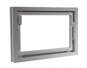 Aco Okno Gospodarcze Uchylne 60 X 40 Białe Pvc
