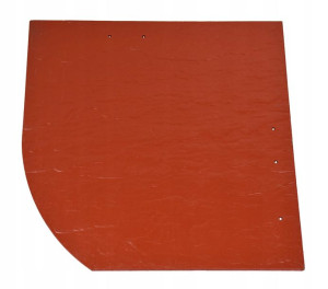 Cembrit Płytka 300x300 Łuk Lewy Czerwony