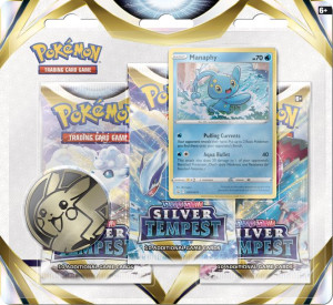 Pokémon TCG: Silver Tempest 3-Pack Blister Manaphy