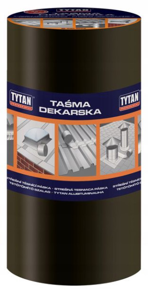 Tytan Taśma Dekarska Ciemny Brąz 30cmx10m