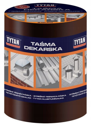 Tytan Taśma Dekarska Brąz 20cmx10m