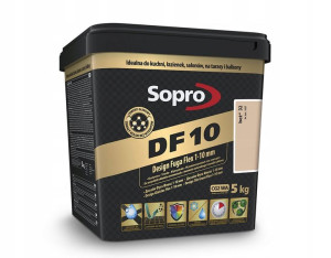 Sopro Df10 5kg Zaprawa Fugowa 1-10mm Beżowa