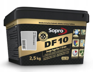 Sopro Df10 2,5kg Zaprawa Fugowa Srebrno-szara