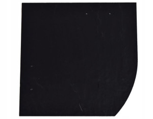 Struktonit Płytka 20 X 20 Łuk Prawa Czarna