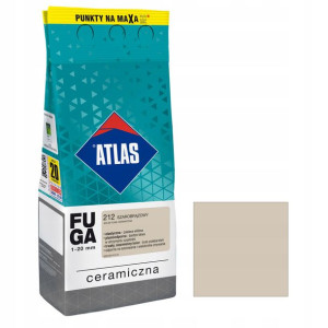 Atlas Fuga Ceramiczna 1-20mm 212 Szarorązowa 2kg