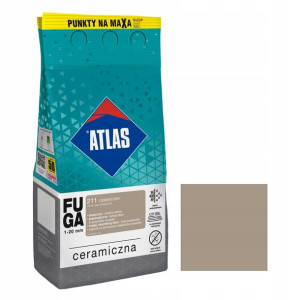 Atlas Fuga Ceramiczna 1-20mm 211 Cementowa 5kg