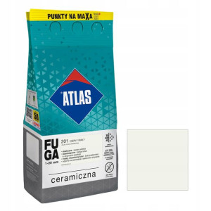 Atlas Fuga Ceramiczna 1-20mm 201 Ciepła Biała 5kg