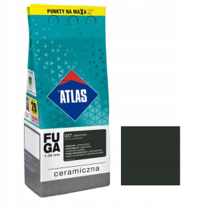 Atlas Fuga Ceramiczna 1-20mm 037 Grafitowa 2kg