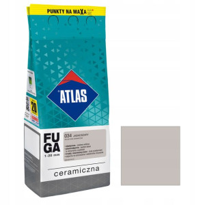 Atlas Fuga Ceramiczna 1-20mm 034 Jasnoszara 2kg