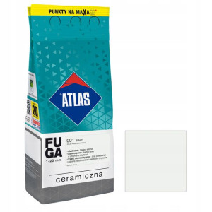 Atlas Fuga Ceramiczna 1-20mm 001 Biała 2kg