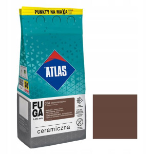 Atlas Fuga Ceramiczna 1-20mm 024 Ciemnobrązowa 5kg