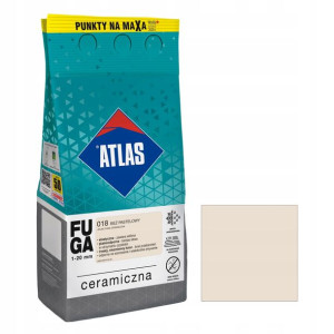 Atlas Fuga Ceramiczna 1-20mm 018 Beż Pastelowy 5kg