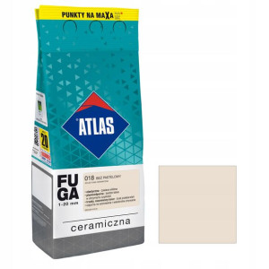 Atlas Fuga Ceramiczna 1-20mm 018 Beż Pastelowy 2kg