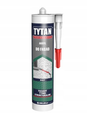Tytan Akryl Do Fasad Biały 280ml