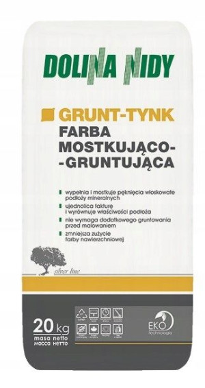 GRUNT FARBA MOSTKUJĄCO-GRUNTUJĄCA 20kg Dolina Nidy