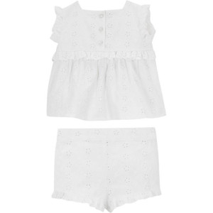 Bonprix 2 Cz Komplet Bluzka Spodenki Z Koronką 68-70 958895