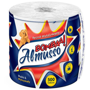 Ręcznik Papierowy Almusso Bombaa! Xxl 500 Listków