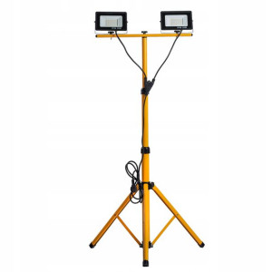Stojak BUDOWALNY 2x 50W naświetlacz HALOGEN SLIM