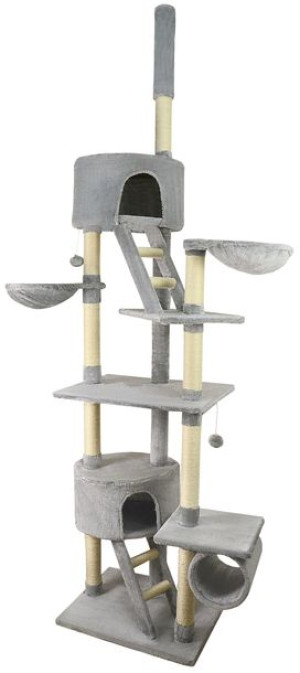 Drapak dla kota sufitowy duży legowisko regulowany 240-260cm