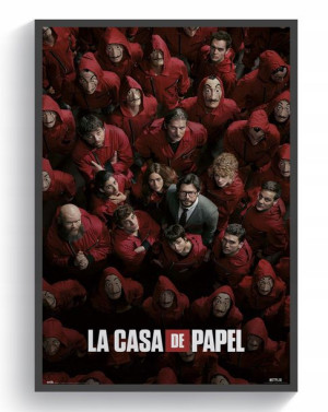 DOM Z PAPIERU 60x90 plakat obraz premium la casa