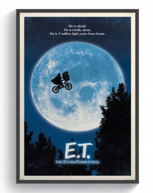 ET E.T. Spielberg 60x90 plakat obraz premium Q